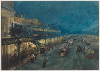 Bowery om natten, 1895